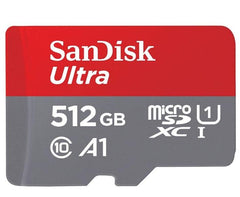 Sandisk 512GB Ultra MicroSD UHS-1 Card, 150MB/s