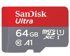 Sandisk 64GB Ultra MicroSD UHS-1 Card, 140MB/s