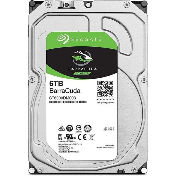 Seagate 6TB Barracuda SATA 6Gb/s 256MB Cache 3.5-Inch Internal Hard Drive