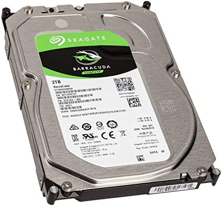 Seagate Barracuda SATA 6Gb/s 256MB Cache 3.5-Inch Internal Hard Drive - 2TB