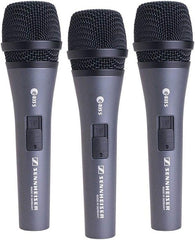 Sennheiser E 835-S Live Vocal Microphone with On Off Switch 3-Pack Black