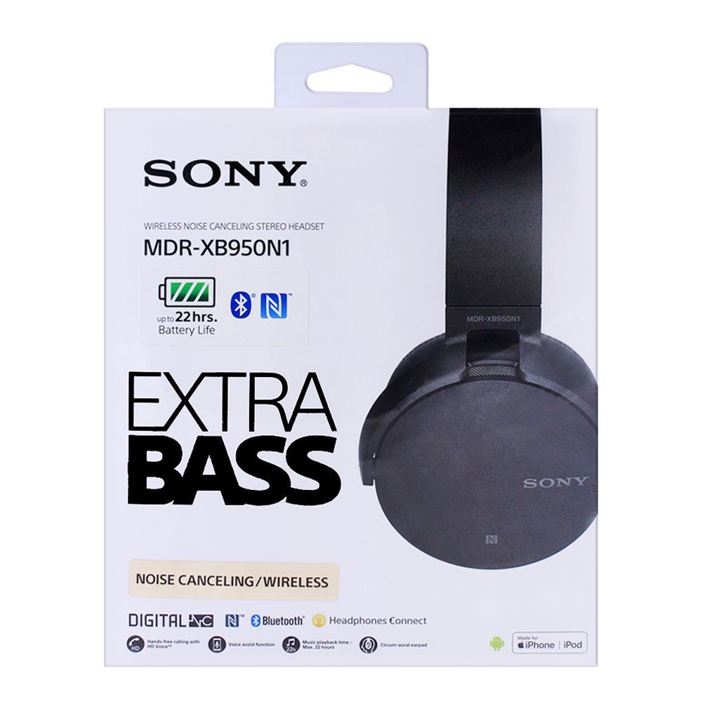 Sony MDR-XB950N1 Extra Bass Wireless Noise-Canceling Headphone