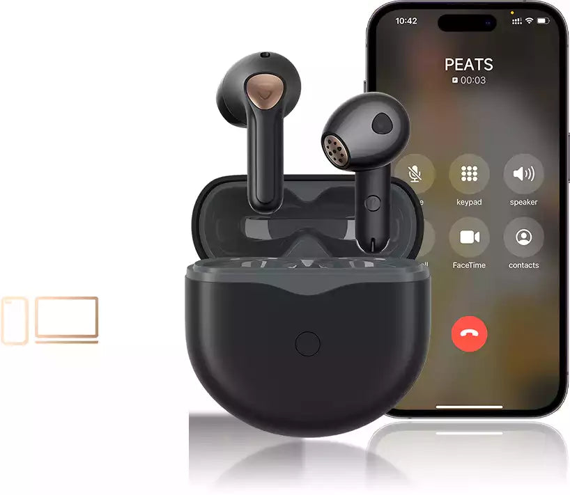 SoundPeats Air 4 aptX Lossless Wireless Earbuds - Black