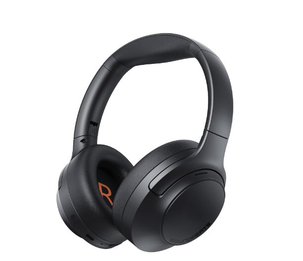 Buy Soundpeats Cove Pro Adaptive Hybrid Active Noise Cancelling Foldable Over-Ear Headphones Black Vmart in Pakistan