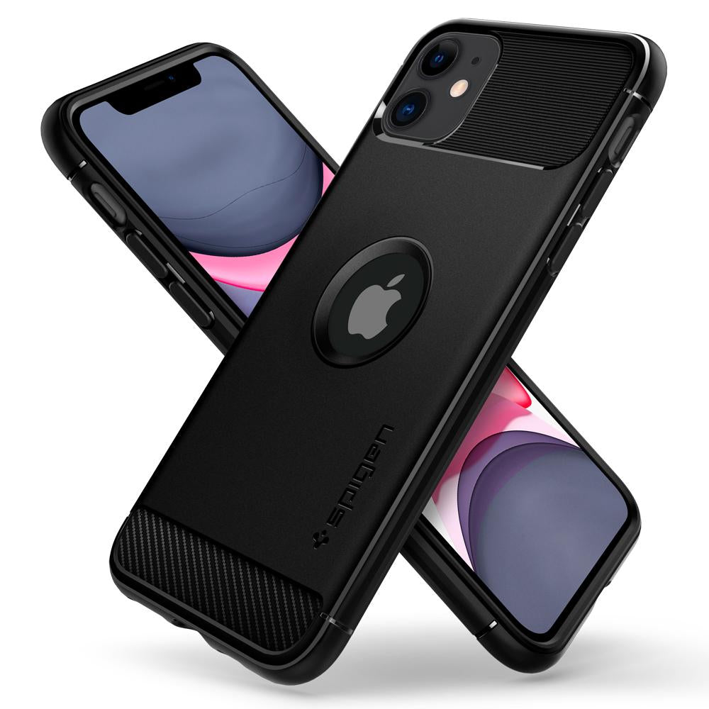 Spigen iPhone 11 Case Rugged Armor Matte Black