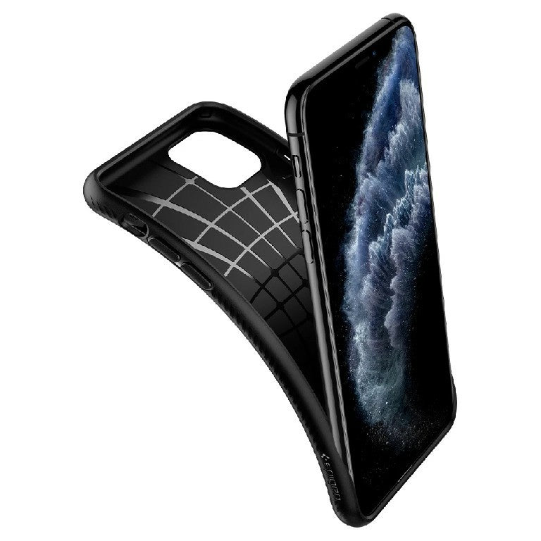 Spigen iPhone 11 Pro Case Liquid Air Matte Black