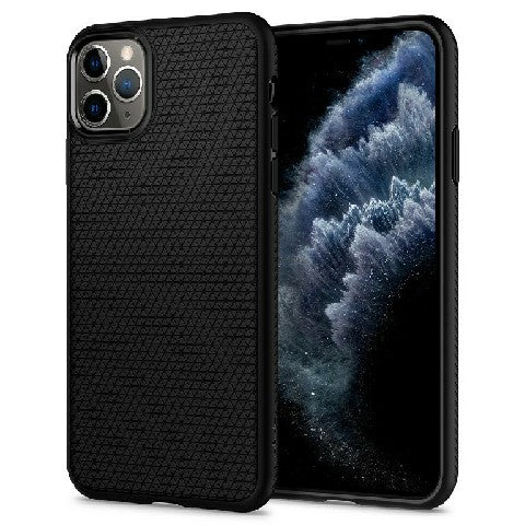 Spigen iPhone 11 Pro Case Liquid Air Matte Black