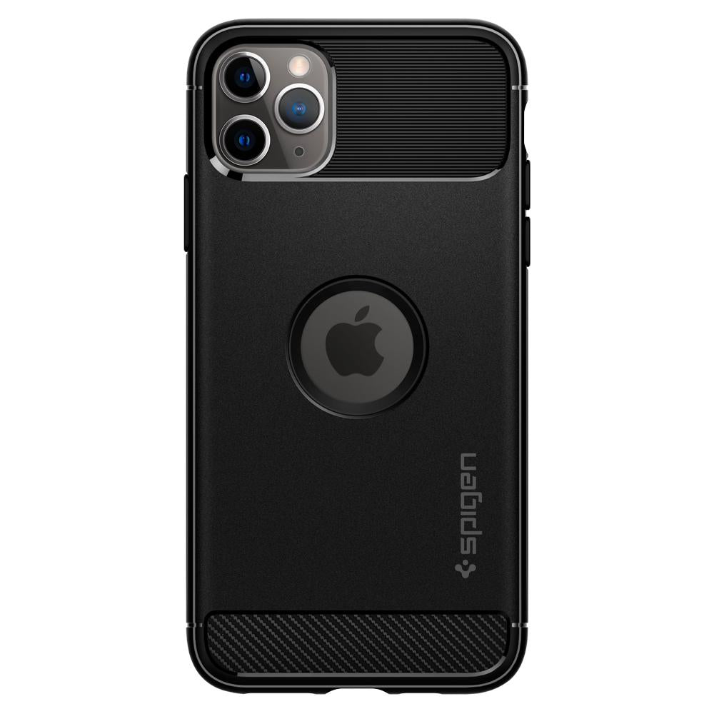 Spigen iPhone 11 Pro Max Rugged Armor Matte Black