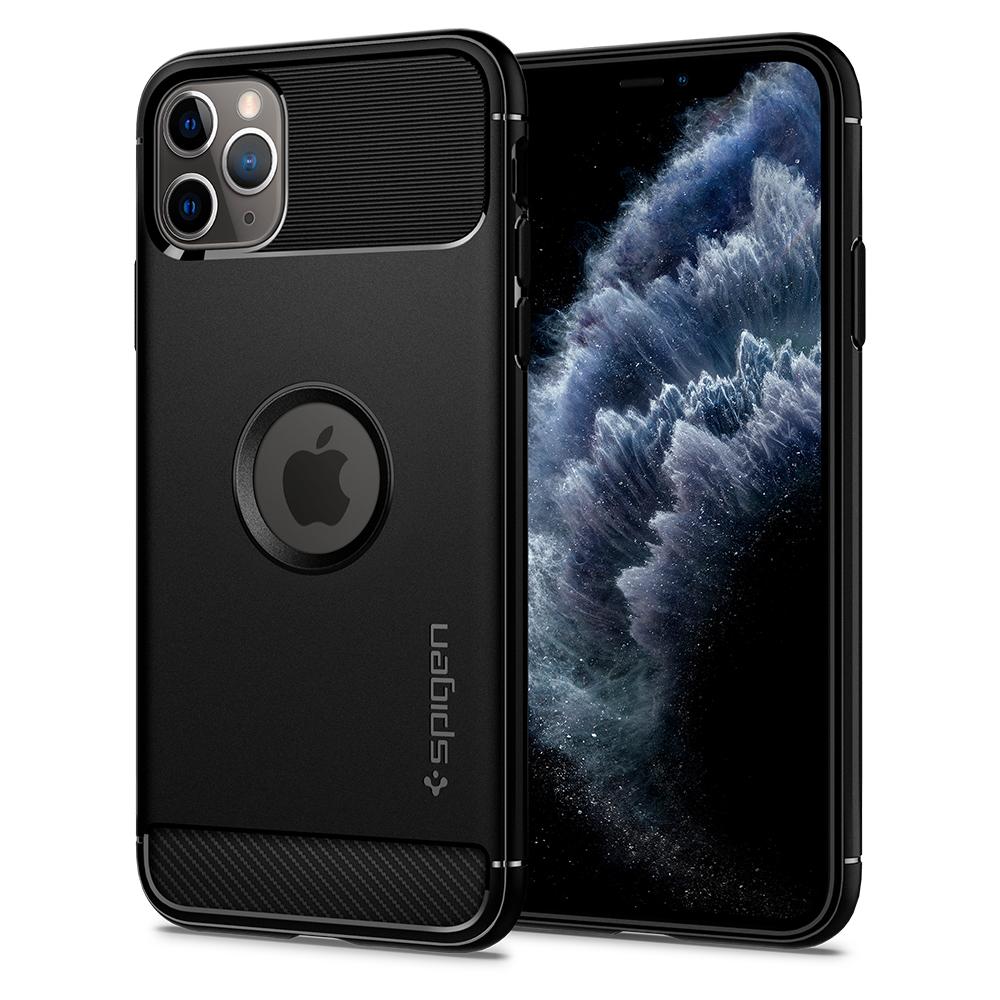 Spigen iPhone 11 Pro Max Rugged Armor Matte Black