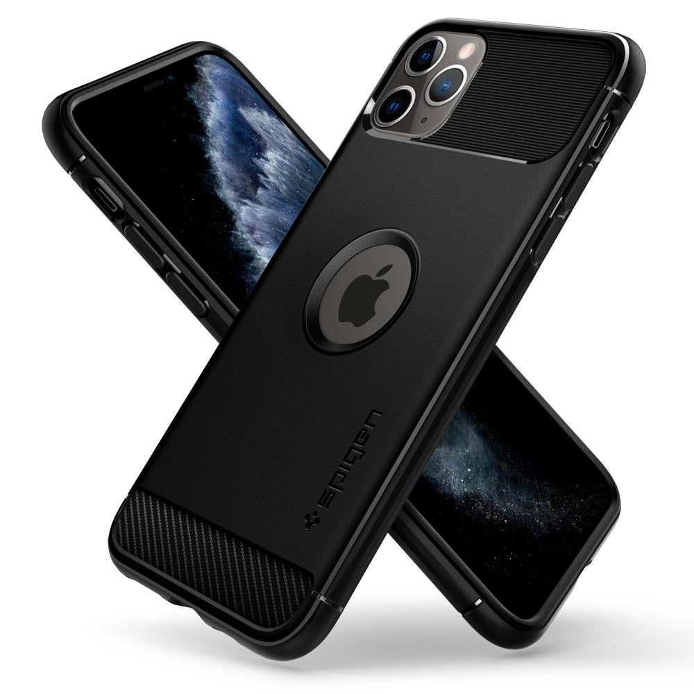 Spigen iPhone 11 Pro Max Rugged Armor Matte Black