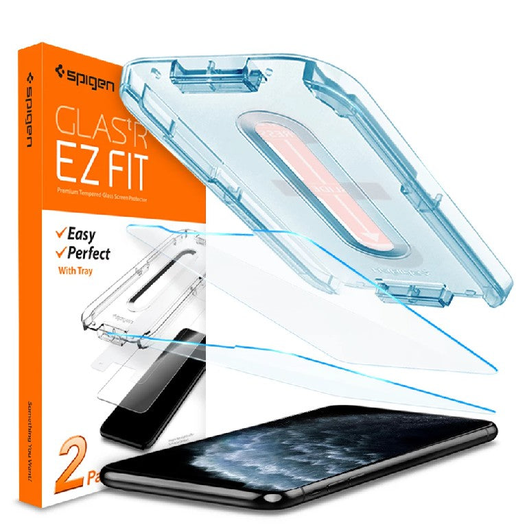 Spigen iPhone 11 Pro / XS / X Screen Protector EZ FIT GLAS.tR Slim