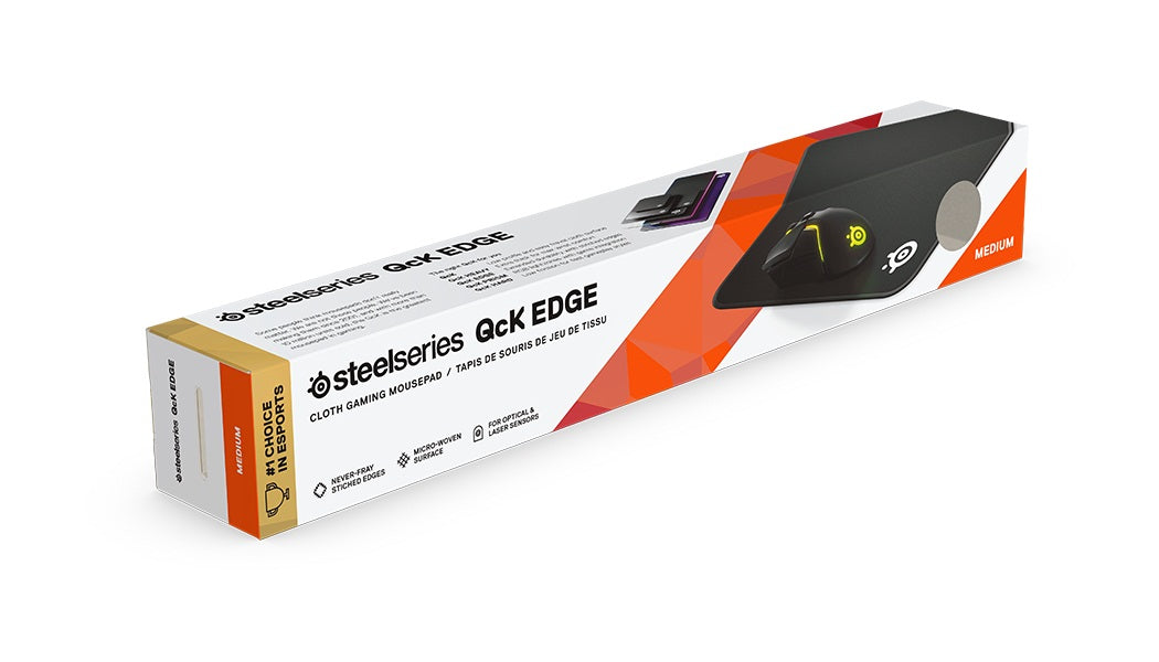 SteelSeries QCK EDGE Cloth Gaming Mouse Pad - Medium