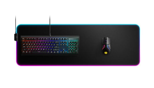 Buy SteelSeries QCK Prism Cloth RGB Gaming Mousepad - XL from Vmart in Pakistan
