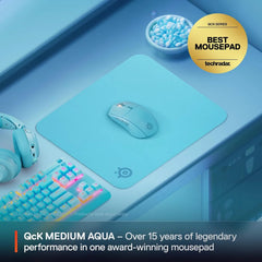 Buy SteelSeries QcK Cloth Gaming Mouse Pad Medium Aqua Vmart in Pakistan