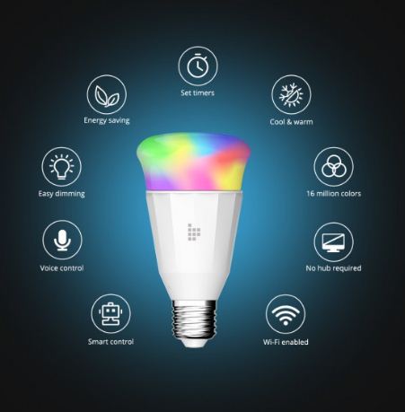 Tronsmart Smart Wi-Fi RGB LED Light Bulb