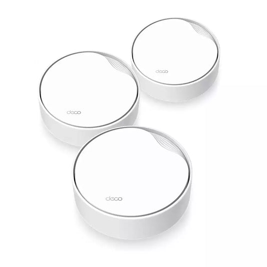 Buy TP-Link Deco X50-PoE AX3000 Whole Home Mesh WiFi 6 System with PoE 3 Pack from Vmart in Pakistan