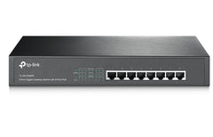 TP-Link TL-SG1008PE 8-Port Gigabit Desktop/Rackmount Switch With 8-Port PoE