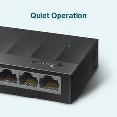Buy TP-Link LS1005G 5-Port 10/100/1000Mbps Desktop Switch from Vmart in Pakistan