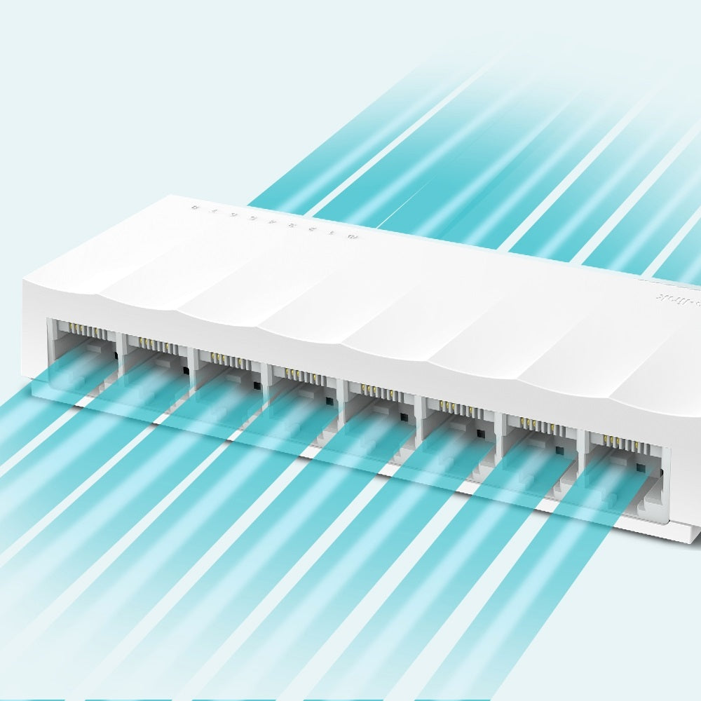 Buy TP-Link LS1008 8-Port 10/100Mbps Desktop Switch from Vmart in Pakistan