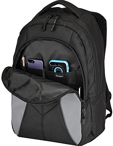 Targus BAP0032-01 UltraLight II Laptop Backpack 16" With Mini Blue Trace Mouse Bundle