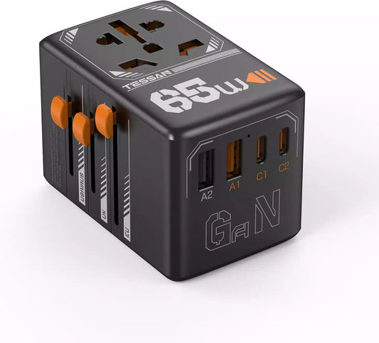 Buy Tessan TS-WTA03 65W Universal Travel Adapter from Vmart in Pakistan