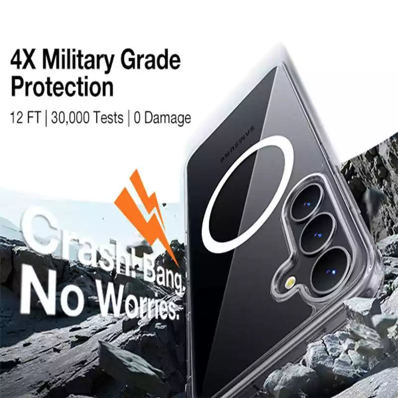 Buy Torras Diamond MagSafe Compatible Phone Case for Samsung Galaxy S25 Ultra Clear from Vmart in Pakistan