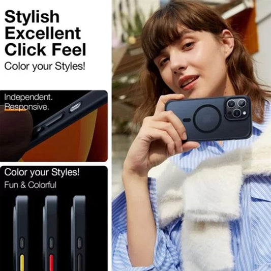 Buy Torras Guardian Magnetic Magsafe Compatible Phone Case for iPhone 15 Pro Max Black from Vmart in Pakistan