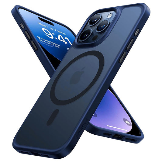 Buy Torras Guardian Magnetic Magsafe Compatible Phone Case for iPhone 15 Pro Max Navy Blue from Vmart in Pakistan