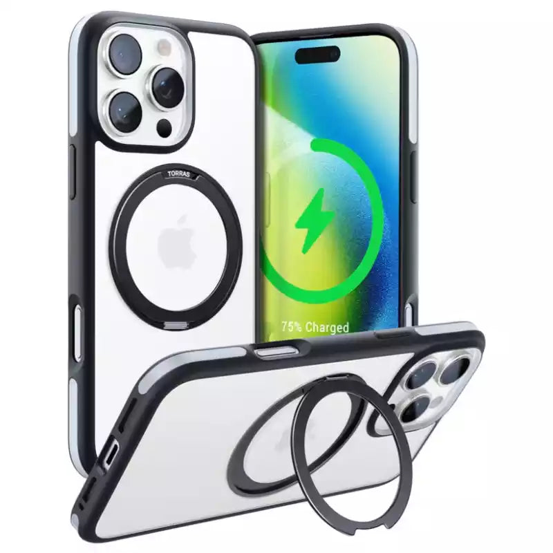 Buy Torras Ostand R Fusion Series MagSafe Compatible Case for iPhone 16 Pro Max from Vmart in Pakistan
