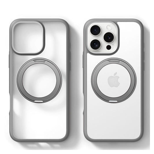 Buy Torras Ostand R Fusion Series MagSafe Compatible Case for iPhone 16 Pro Titanium Grey from Vmart in Pakistan
