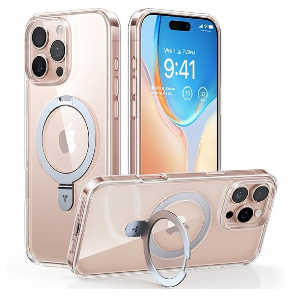 Buy Torras UPRO Ostand Series Magsafe Compatible Phone Case for iPhone 16 Pro Clear from Vmart in Pakistan