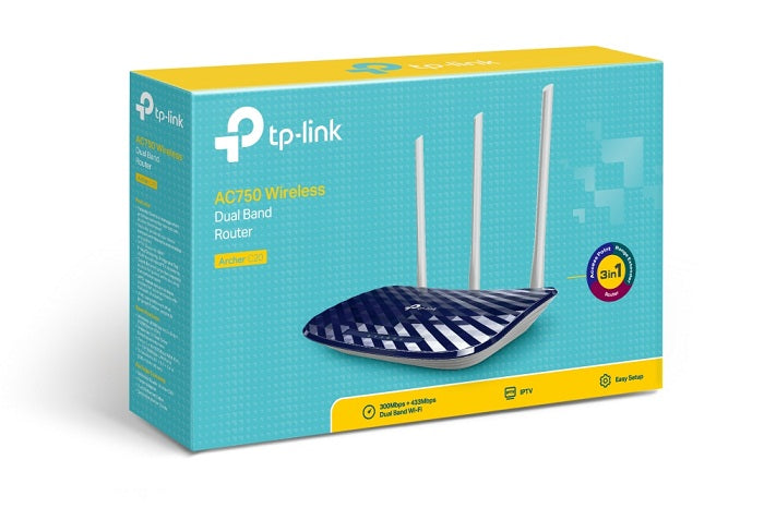 Tp-Link Archer C20 AC750 Wireless Dual Band Router