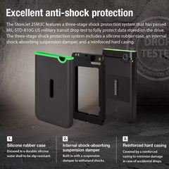 Buy Transcend StoreJet 25M3C Type-C External Hard drive 4TB Grey Vmart in Pakistan