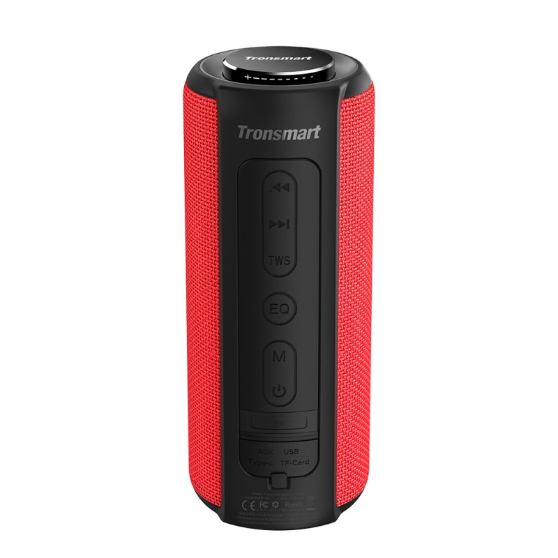 Tronsmart Element T6 Plus Sound Pulse Portable Bluetooth Speakers - Red