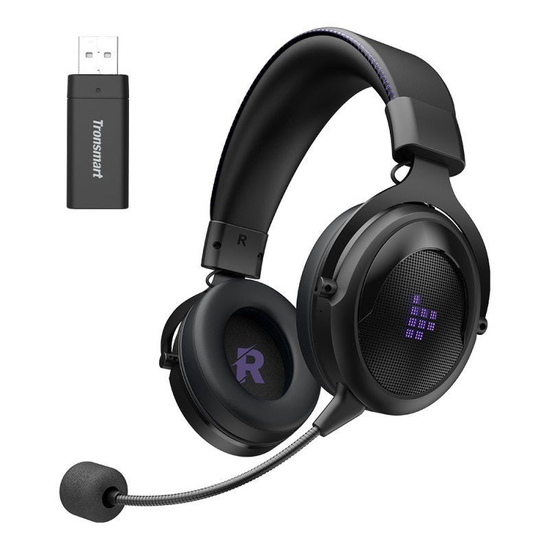 Tronsmart Shadow 2.4GHz Wireless Gaming Headset - Black Purple