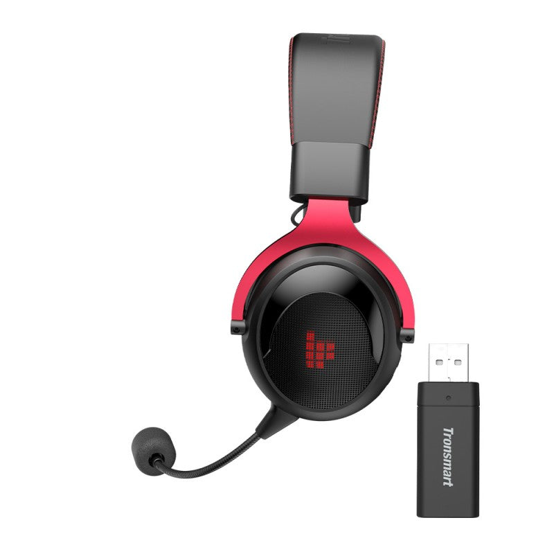 Tronsmart Shadow 2.4GHz Wireless Gaming Headset - Black Red