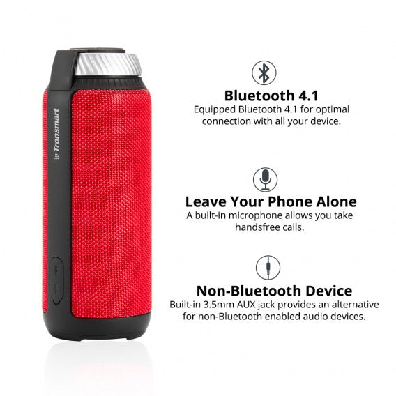 Tronsmart Element T6 25W Portable Bluetooth Speaker - Red