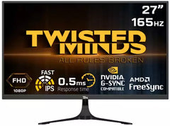 Twisted Minds 27'' Flat FHD 165Hz Fast IPS 0.5ms HDR Gaming Monitor