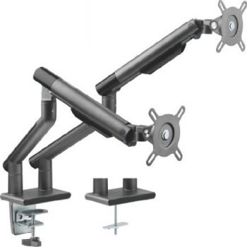 Buy Twisted Minds Dual Monitors Premium Slim Aluminum Spring-Assisted Monitor Arms - Gray from Vmart in Pakistan