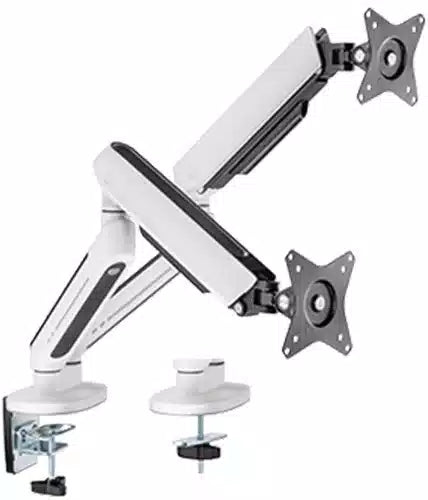 Buy Twisted Minds Dual Premium Monitor Arm With RGB Lighting - White from Vmart in Pakistan