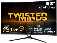 Twisted Minds FHD 32'' 240Hz 1ms HDMI 2.0 Gaming Monitor