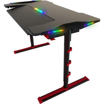 Twisted Minds GDTS-4 RGB Gaming Desk - Black/Red