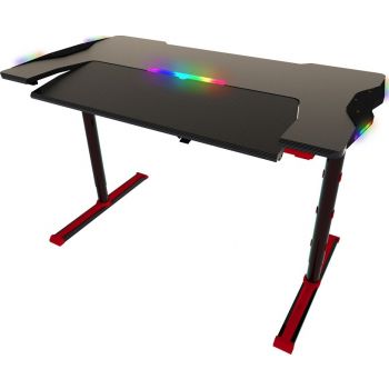 Twisted Minds GDTS-4 RGB Gaming Desk - Black/Red