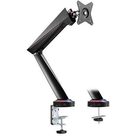 Twisted Minds Single Monitor Spring-Assisted PRO Gaming Monitor Arm With USB - RGB