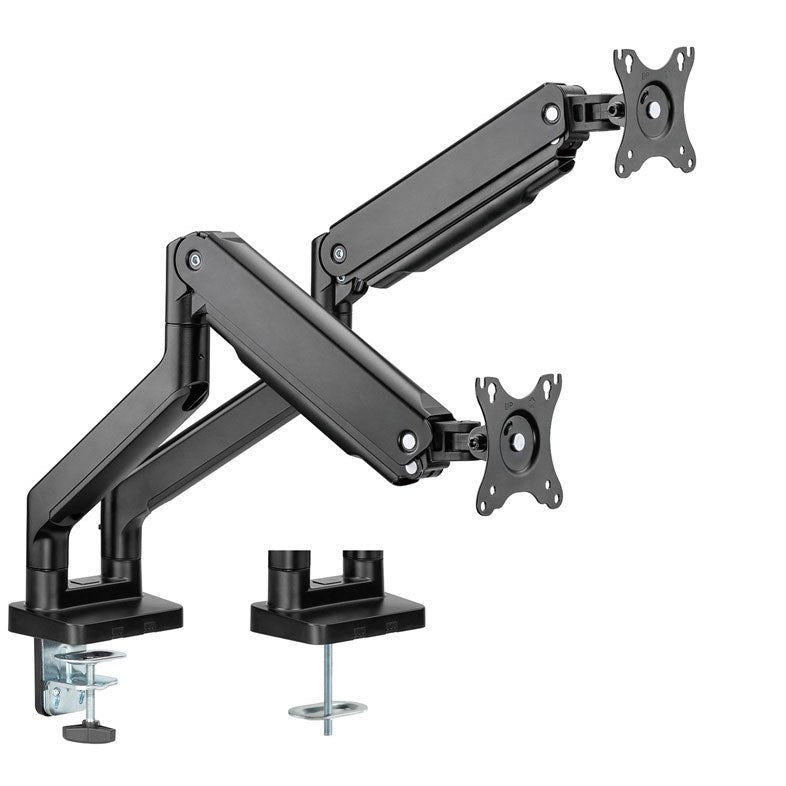 Twisted Minds Dual Monitor Heavy Duty Spring Assisted Monitor Arm USB Port