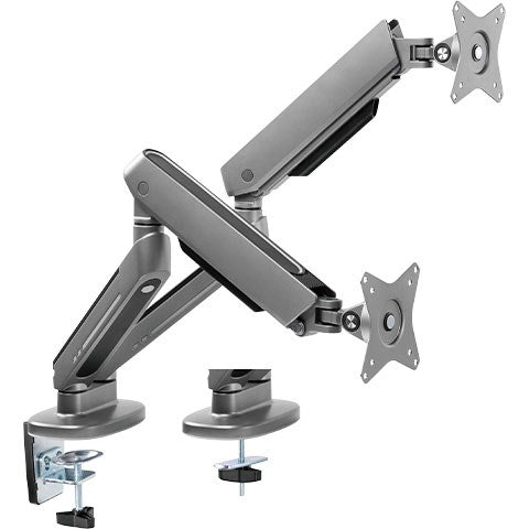 Twisted Minds Dual Premium Monitor Arm With RGB Lighting Grey