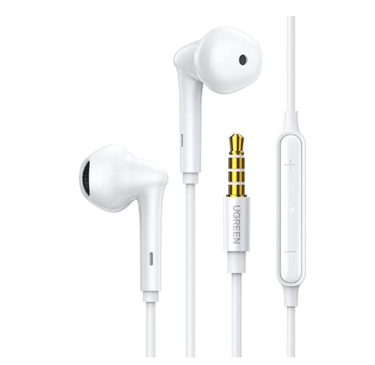 Buy Ugreen 60692 HiTune 3.5mm Wired Earphones - White from Vmart in Pakistan