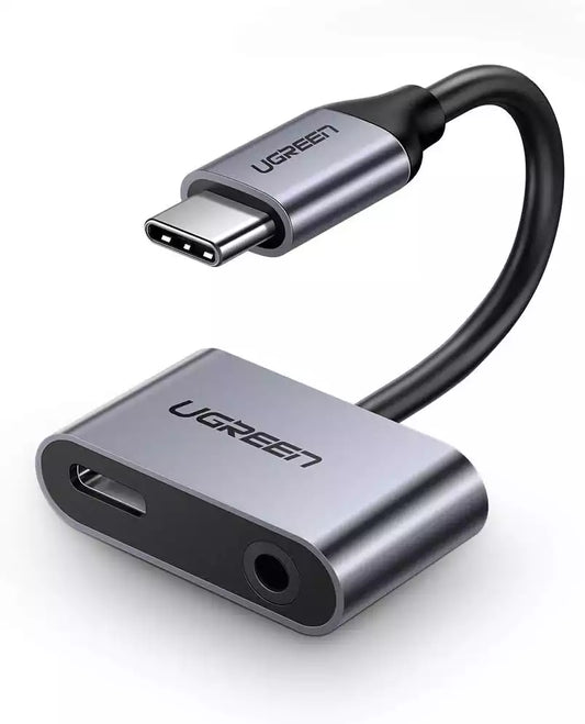 Buy UGreen 50596 Type C to 3.5mm Audio+Type C Female Adapter from Vmart in Pakistan