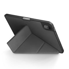 UNIQ Transforma iPad Mini (6th Gen 2021/7th Gen 2024) Antimicrobial Case Charcoal Grey