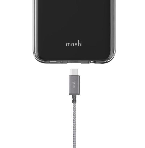 Moshi Integra USB-C To USB-A Charge Cable 5ft (1.5m) - Gray